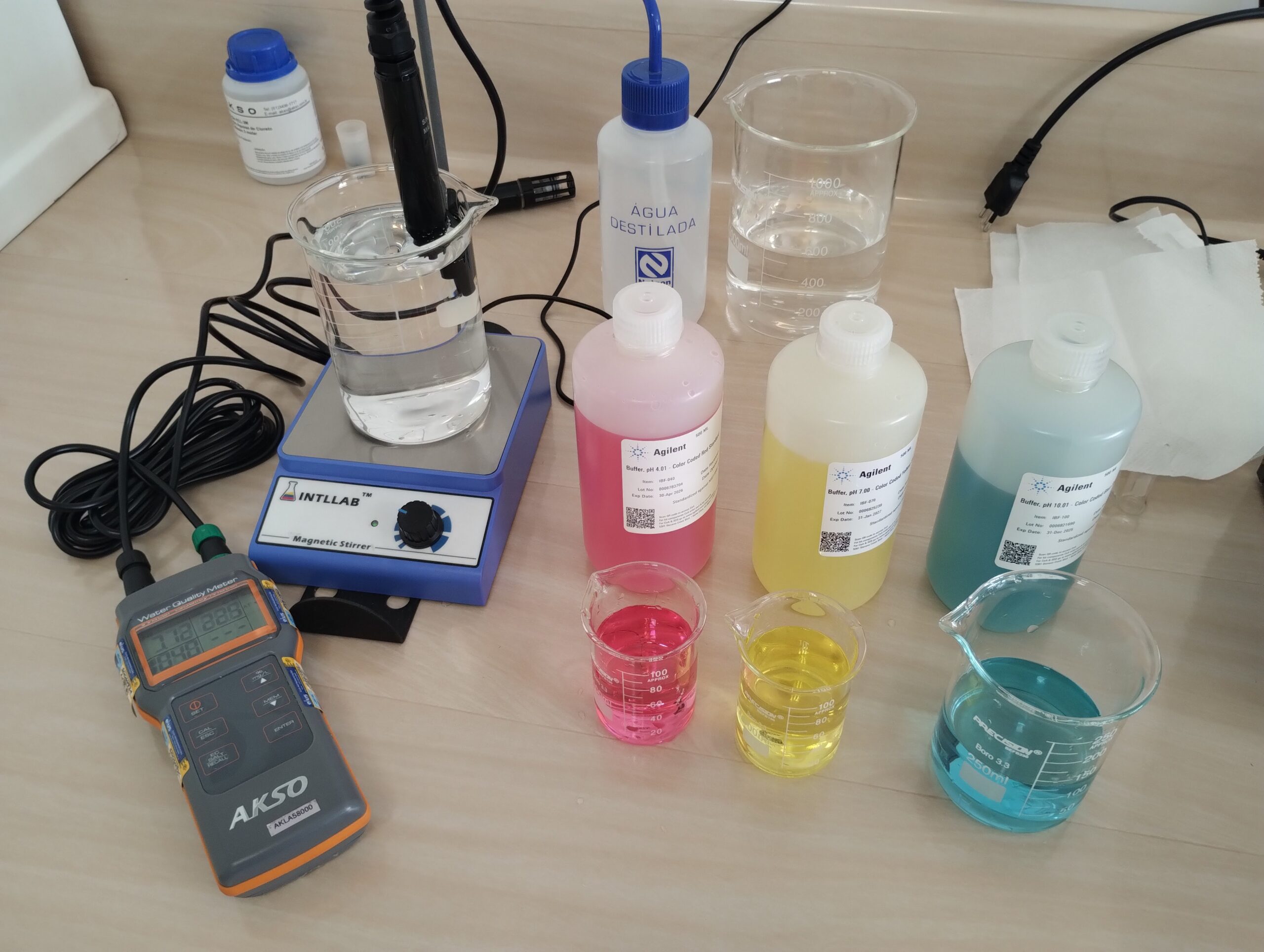 Ensaios físico-químicos em laboratório ambiental